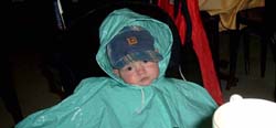 17 juli 2003 Ik in mijn regenkleding